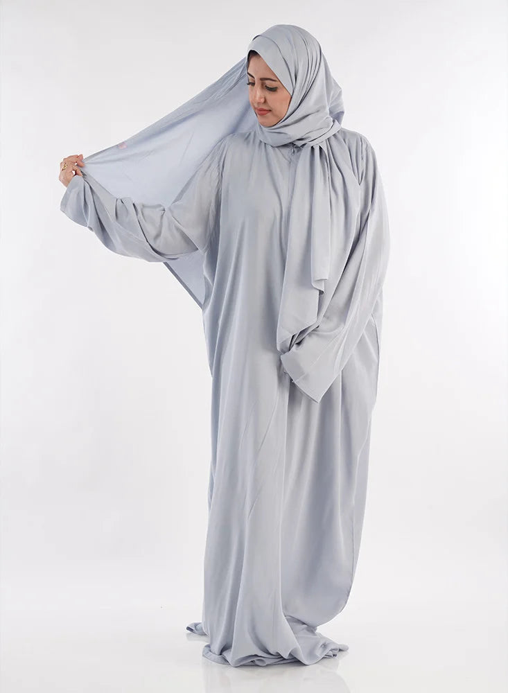 Premium Rayon Prayer Garment - Marine Blue