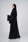 Black Silk Abaya &amp; Hijab Set