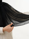 Japanese Tales - Black Hijab/Scarves