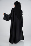 Black Silk Abaya &amp; Hijab Set