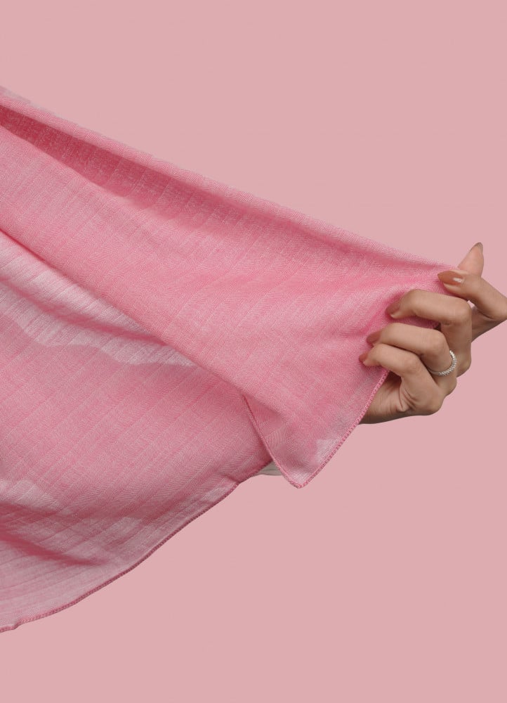 Spanish - Striped Pink Hijab/Scarf