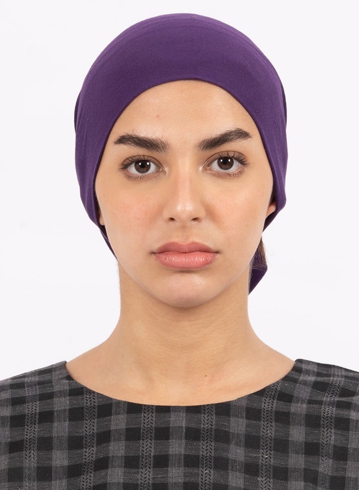 Hijab Cap Dark Violet