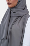 Japanese Tales - Grey Hijab/Scarves