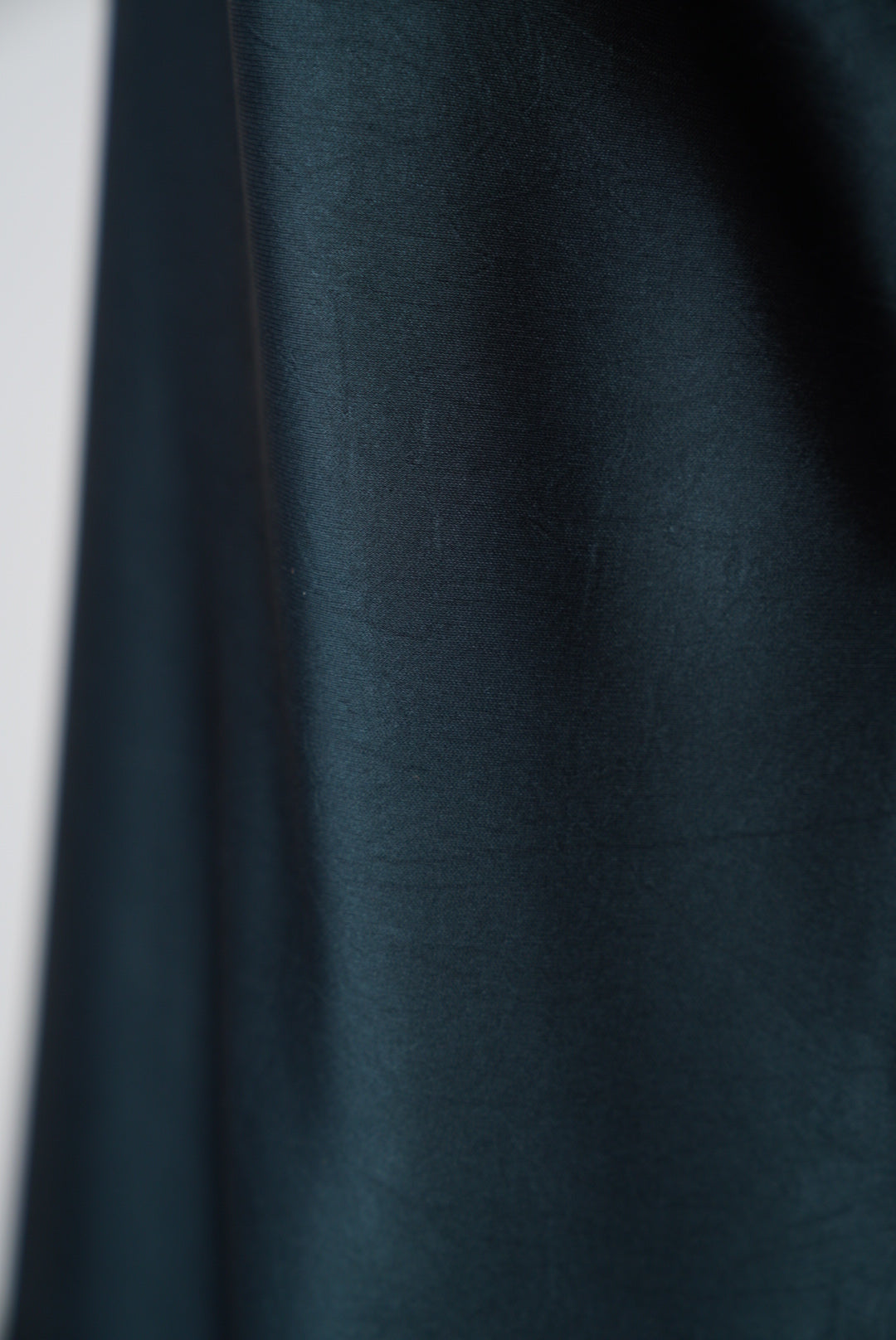 Dark Green Silk Abaya &amp; Hijab Set