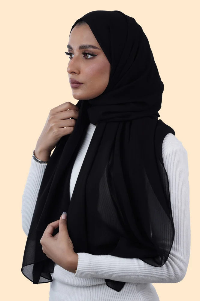 Japanese Tales - Navy Blue Hijab/Scarves