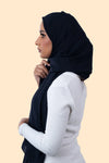 Japanese Tales - Navy Blue Hijab/Scarves