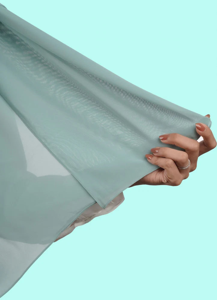 Japanese Tales - Turquoise Hijab/Scarves