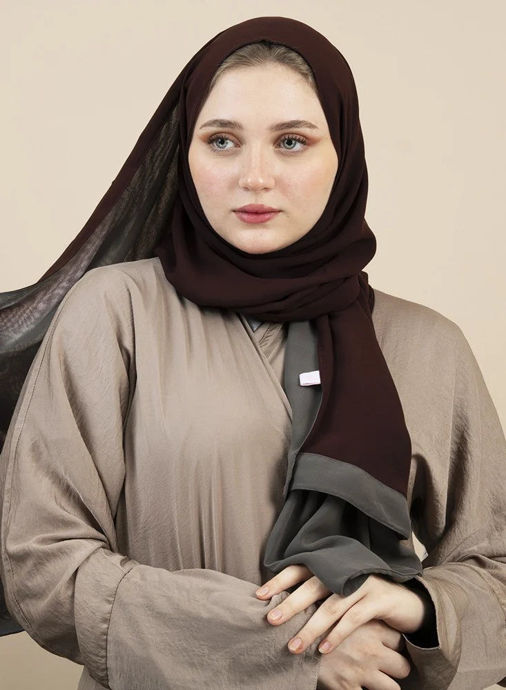 Tales - Turquoise and Grey Hijab/Scarves