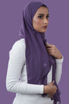 Japanese Tales - Mauve / Red Violet Hijab/Scarves