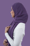 Japanese Tales - Mauve / Red Violet Hijab/Scarves