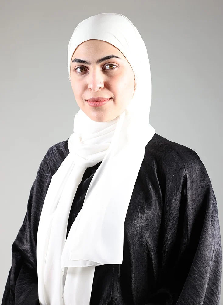 Hijab/Scarf with Cream Bandana