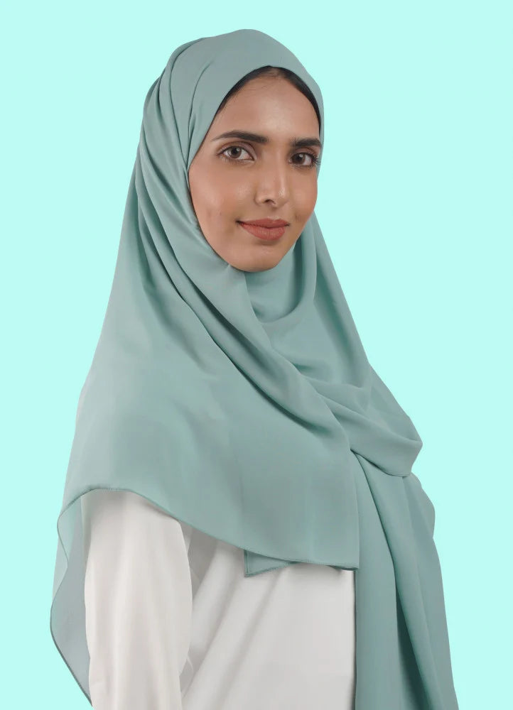 Japanese Tales - Turquoise Hijab/Scarves