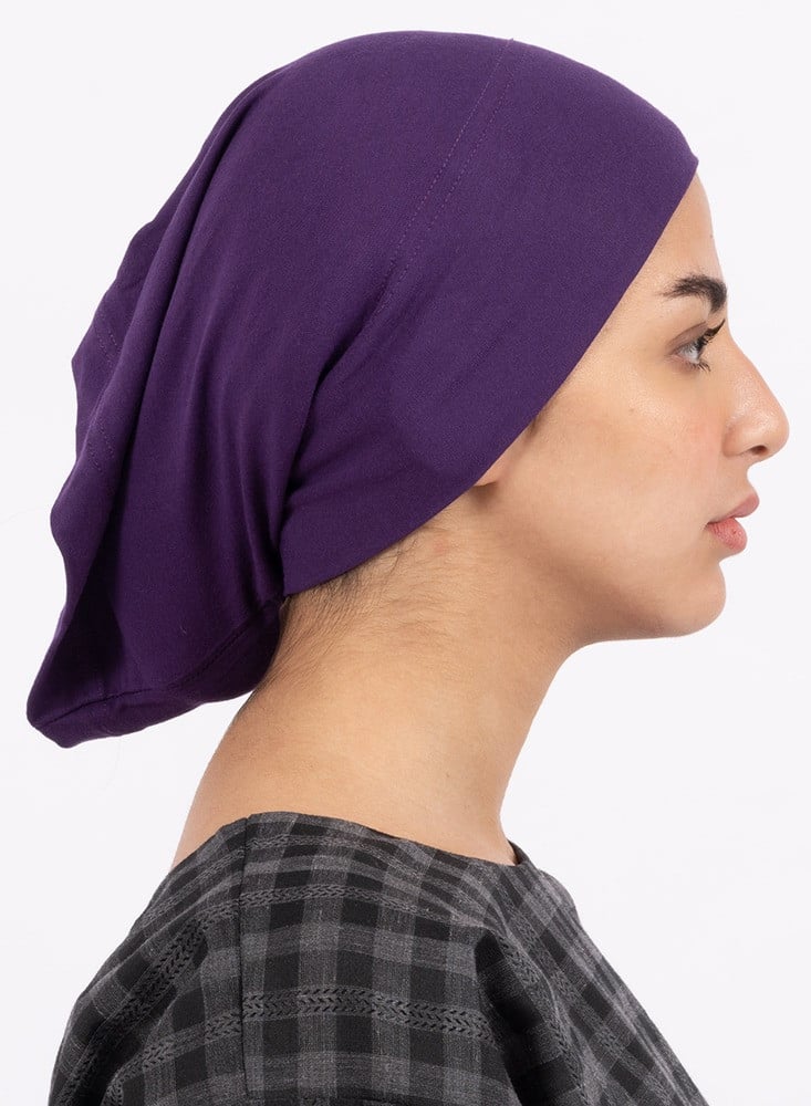 Hijab Cap Dark Violet