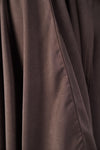 Silk Brown Abaya &amp; Hijab Set