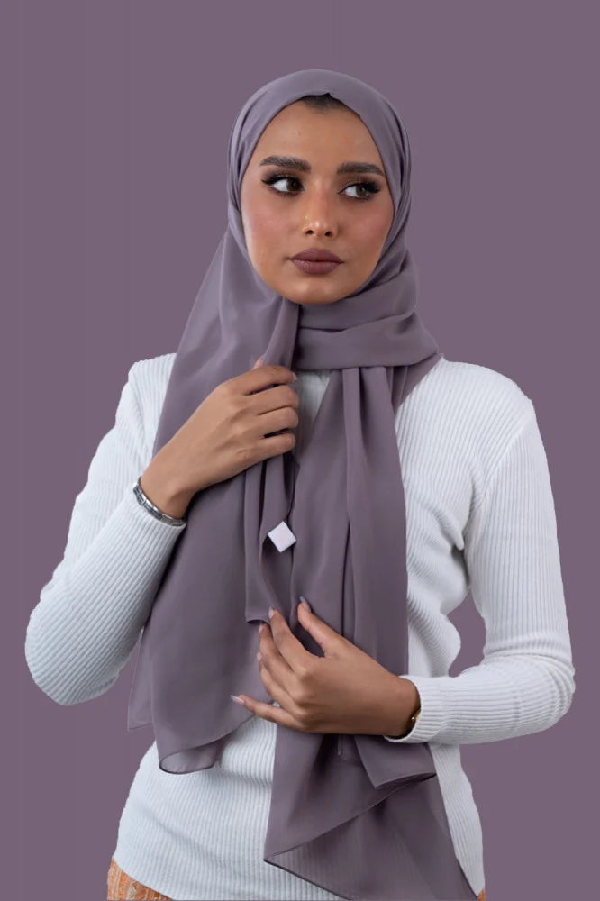 Japanese Tales - Violet Blue Hijab/Scarves