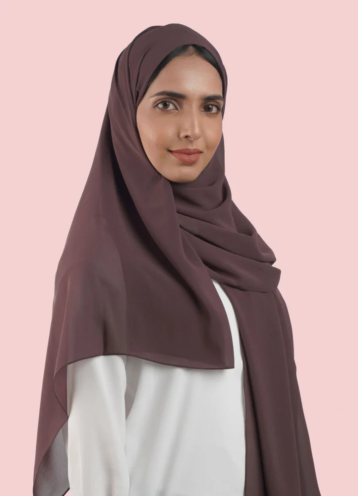 Japanese Tales - Dark Mauve Hijab/Scarves