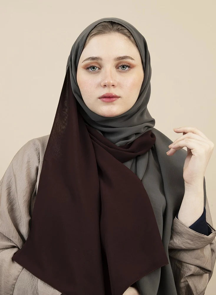 Tales - Turquoise and Grey Hijab/Scarves