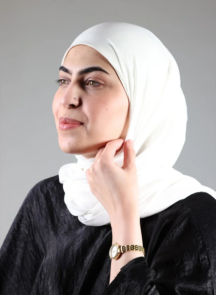 Hijab/Scarf with Cream Bandana