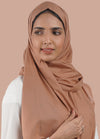 Spanish - Brown Plain Hijab/Scarf