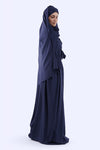 Elegant Navy Blue Rayon Prayer Garment