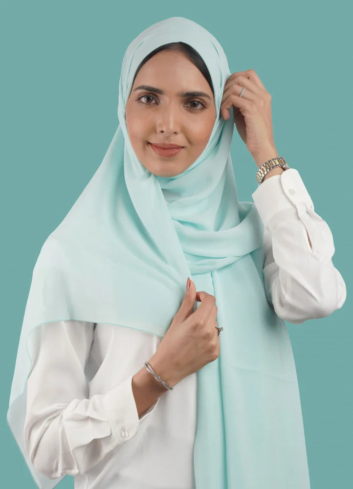 Japanese Tales - Dark Tiffany Hijab/Scarves