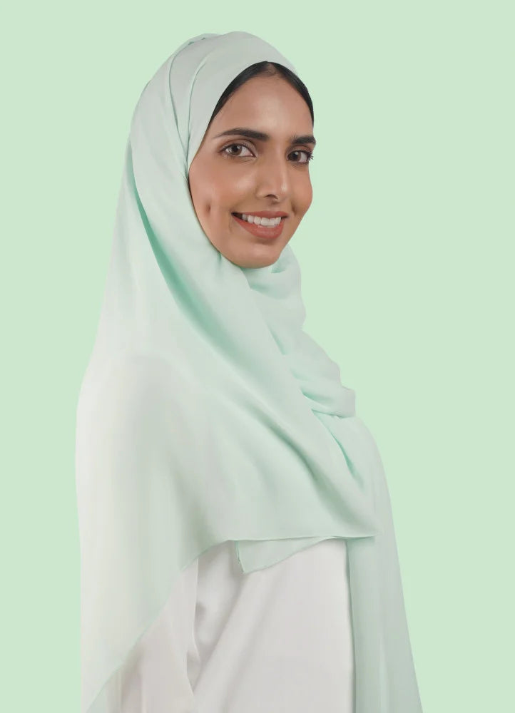 Japanese Tales - Light Tiffany Hijab/Scarves