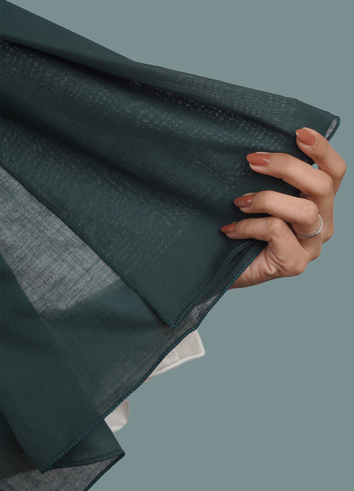 Spanish - Turquoise Plain Hijab/Scarf
