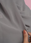 Japanese Tales - Light Grey Hijab/Scarves