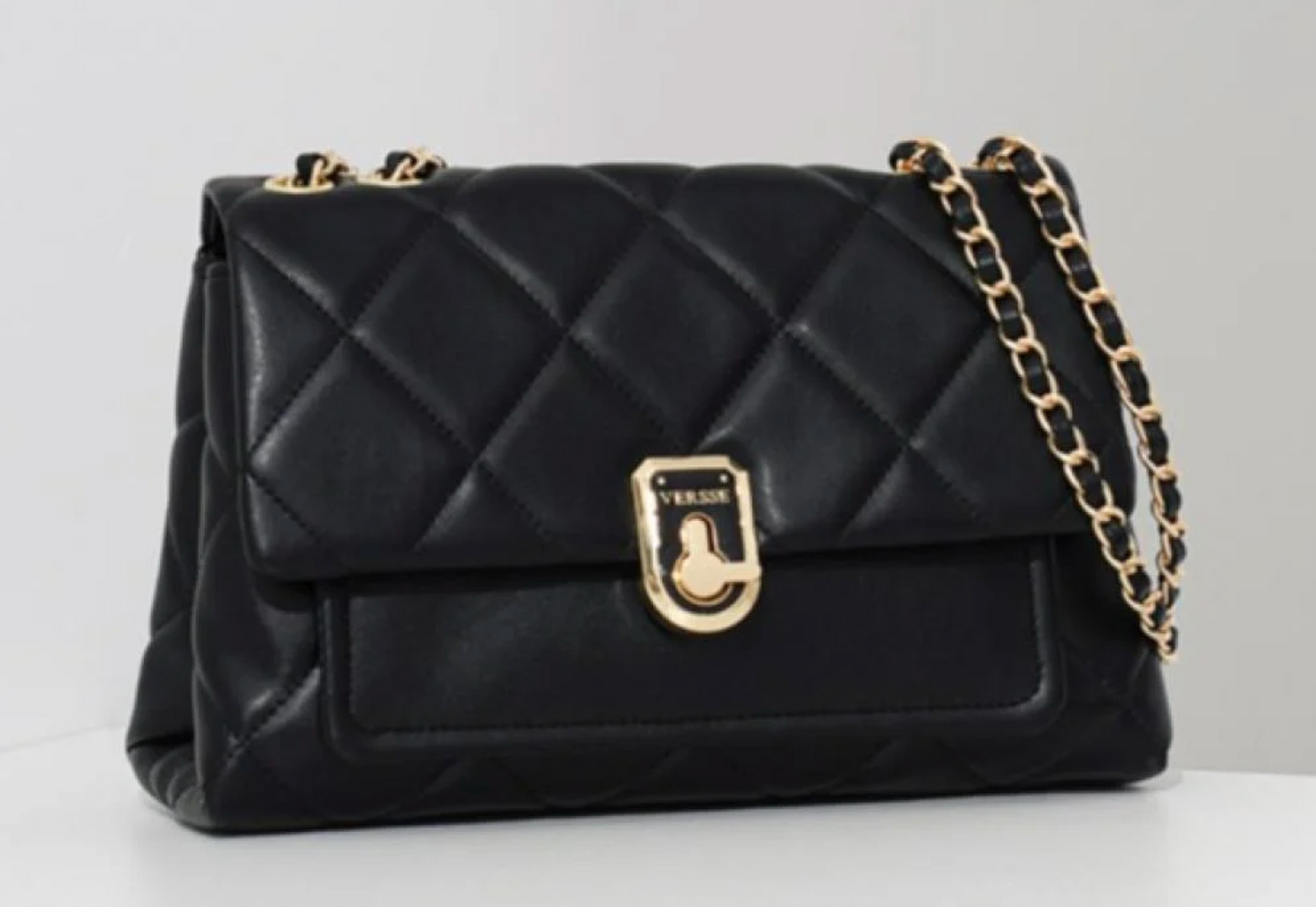 Luxurious Shoulder Bag in Black-158