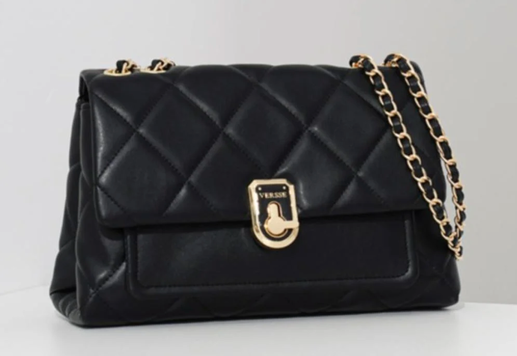 Luxurious Shoulder Bag in Black-158