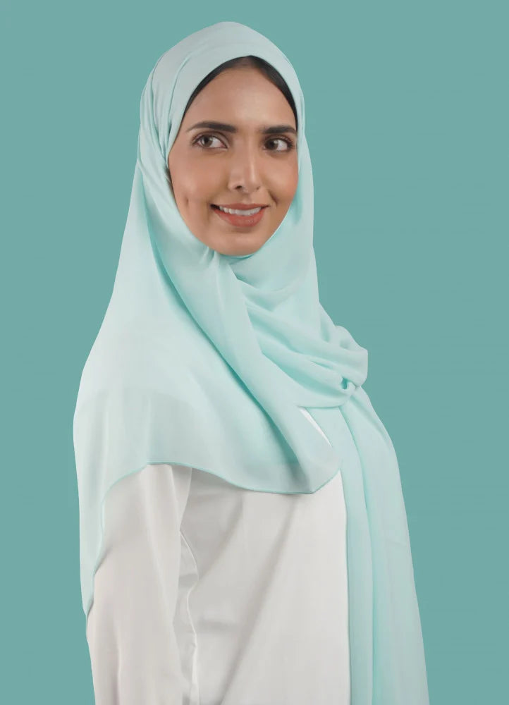 Japanese Tales - Dark Tiffany Hijab/Scarves