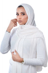 Japanese Tales - White Hijab/Scarves