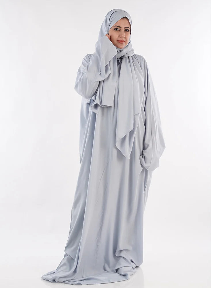 Premium Rayon Prayer Garment - Marine Blue