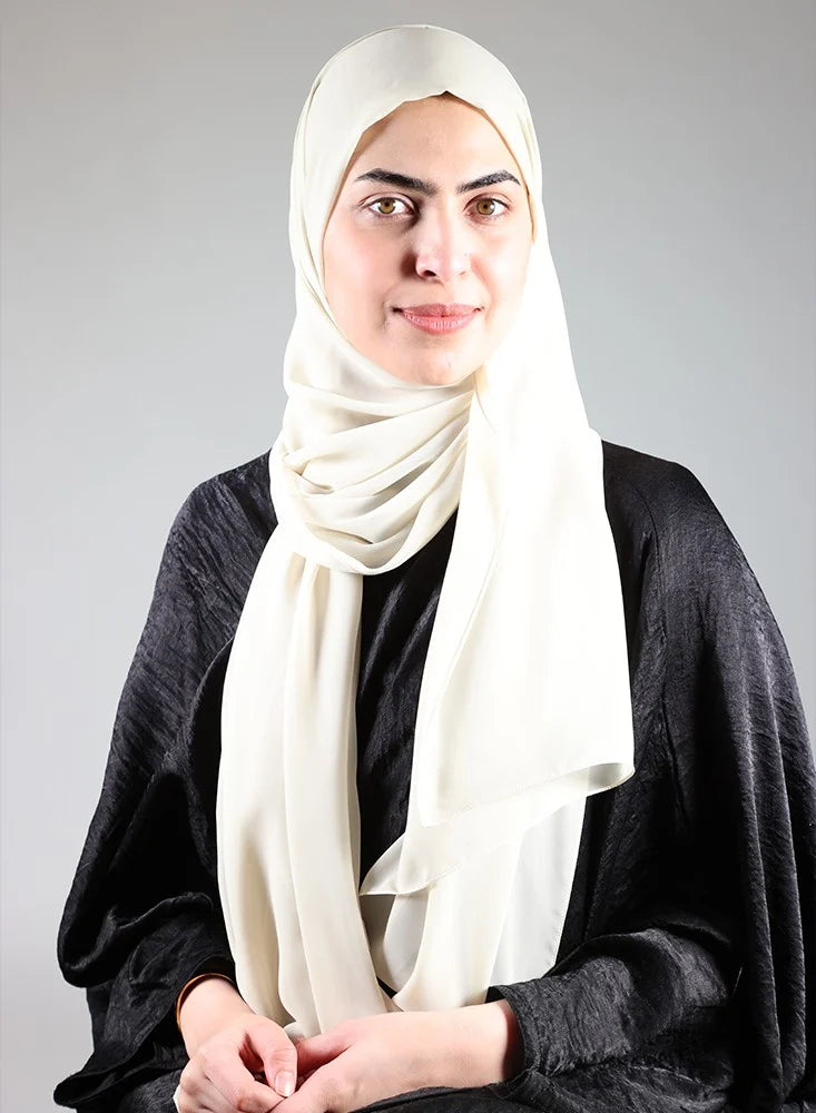Hijab/Scarf with Beige Bandana
