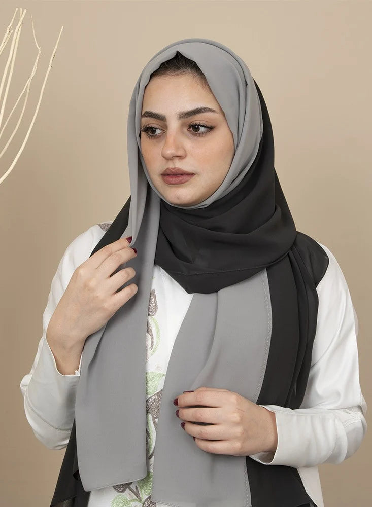 Tales - Turquoise and Grey Hijab/Scarves