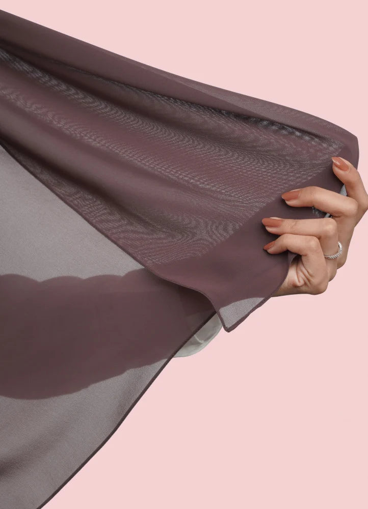 Japanese Tales - Dark Mauve Hijab/Scarves