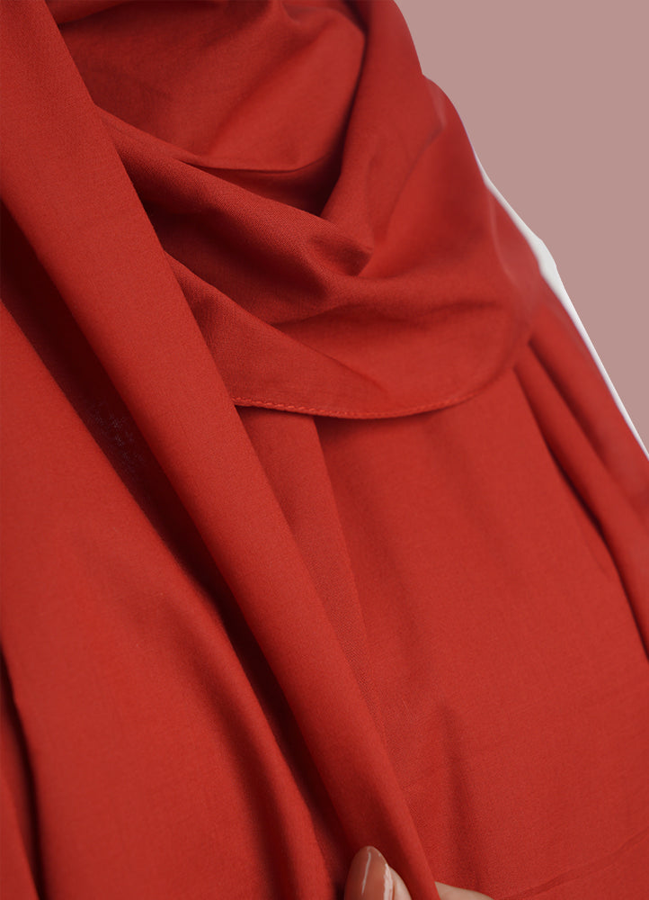 Spanish - Maroon Red Plain Hijab/Scarf