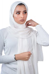 Japanese Tales - White Hijab/Scarves
