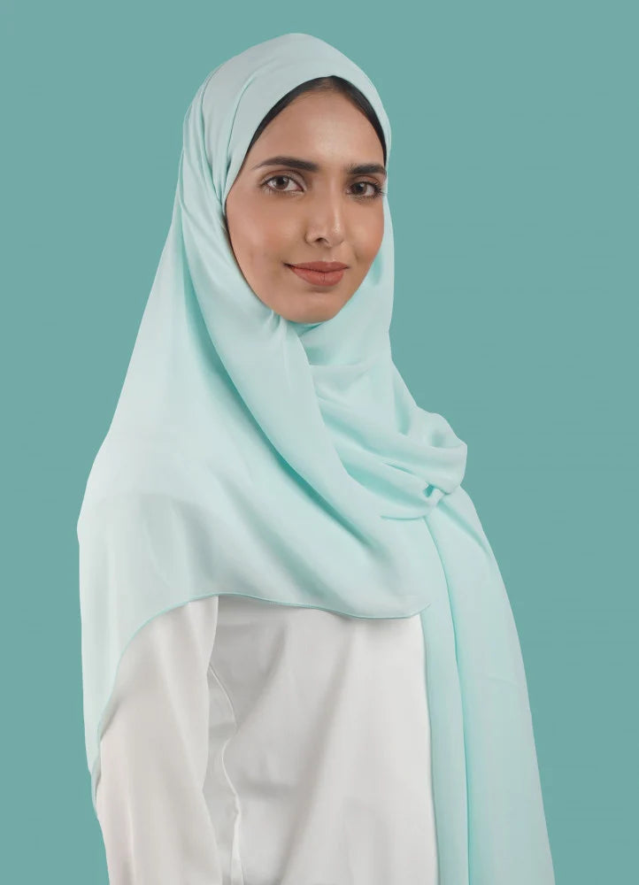 Japanese Tales - Dark Tiffany Hijab/Scarves