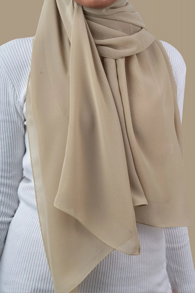 Japanese Tales - Camel/Golden Beige Hijab/Scarves