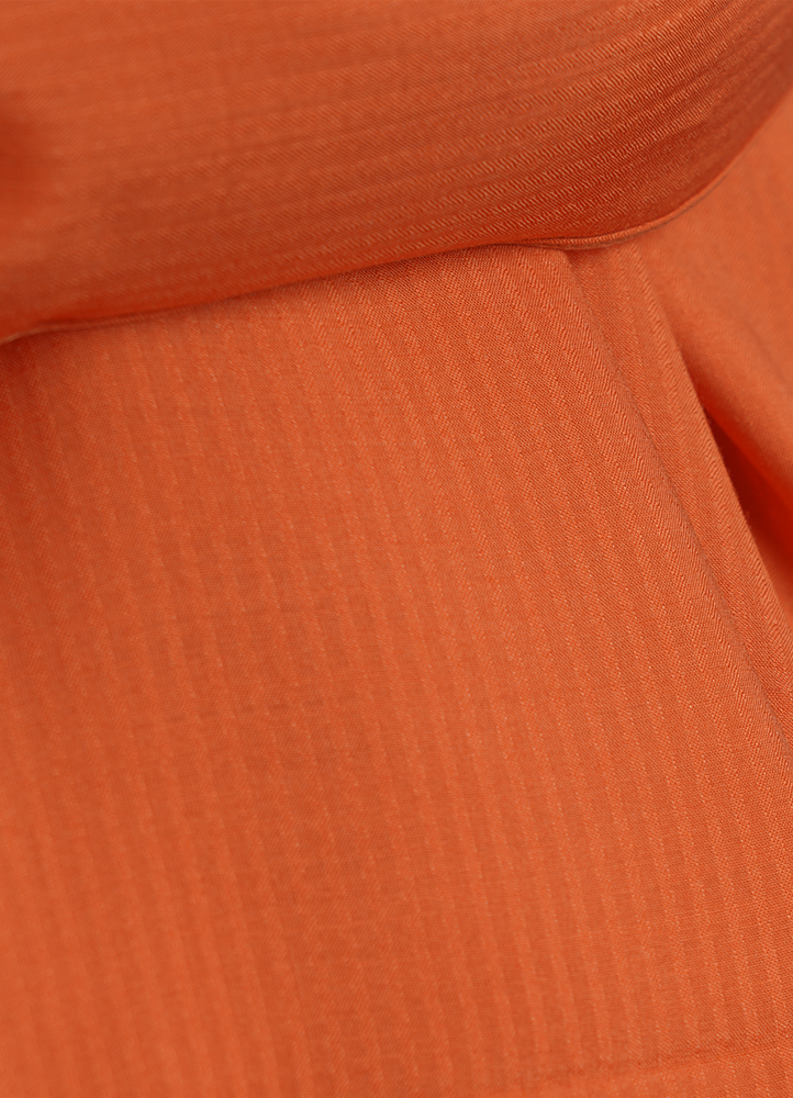 Spanish - Striped Brick Red Hijab/Scarf