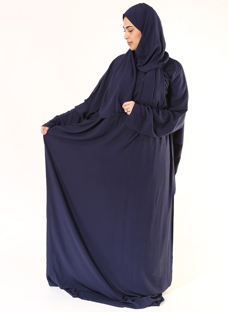 Rayon wrap prayer sheet navy blue