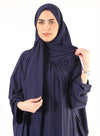 Rayon wrap prayer sheet navy blue