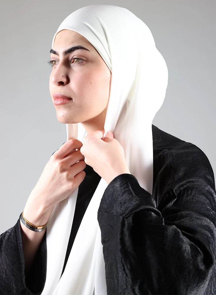 Hijab/Scarf with Cream Bandana